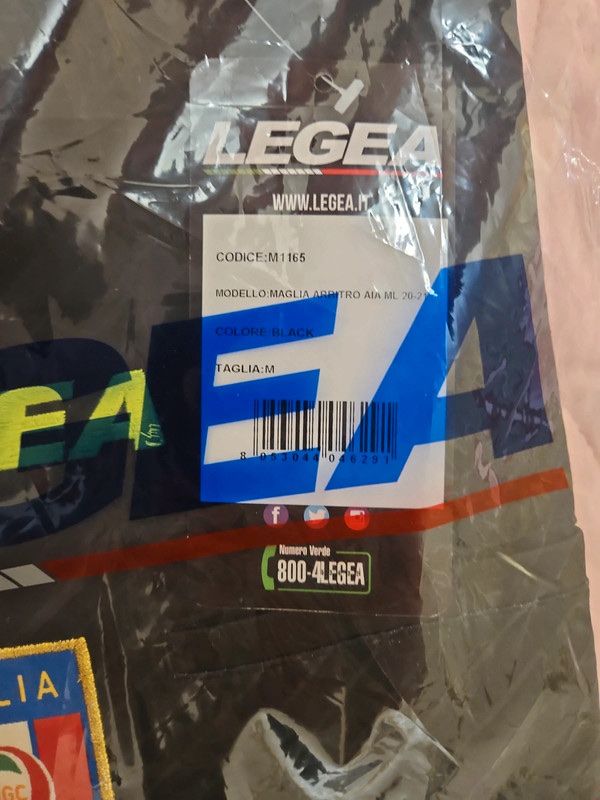 Canottiere & Pantaloni: Maglia arbitro Legea M – Nuovo e nell'imballaggio originale da Chiasso venduto da fairy81 1
