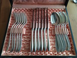 Besteck-Set 18Teilig Versilbert E.Baer Zürich sehr schön Top