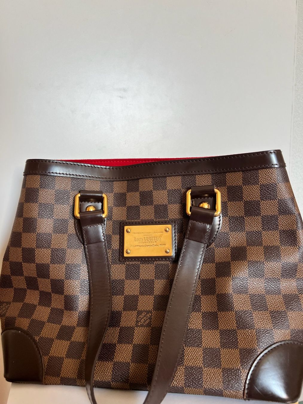 Louis Vuitton Borse: Louis Vuitton Hampstead in Damier Ebene – Usato da Allschwil venduto da nat_tjm2