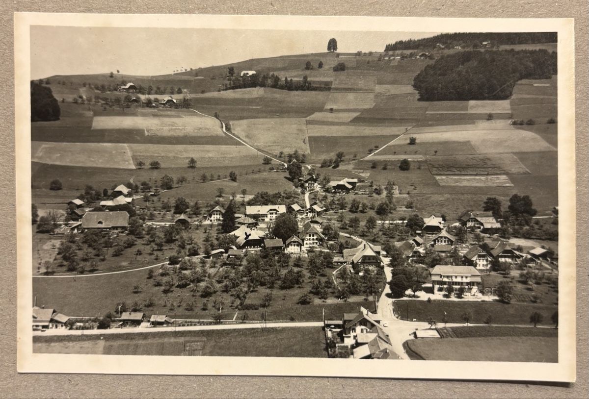 Cartoline postali: Flugaufnahme Ursellen Konolfingen  – Usato da Luzern venduto da Balbel