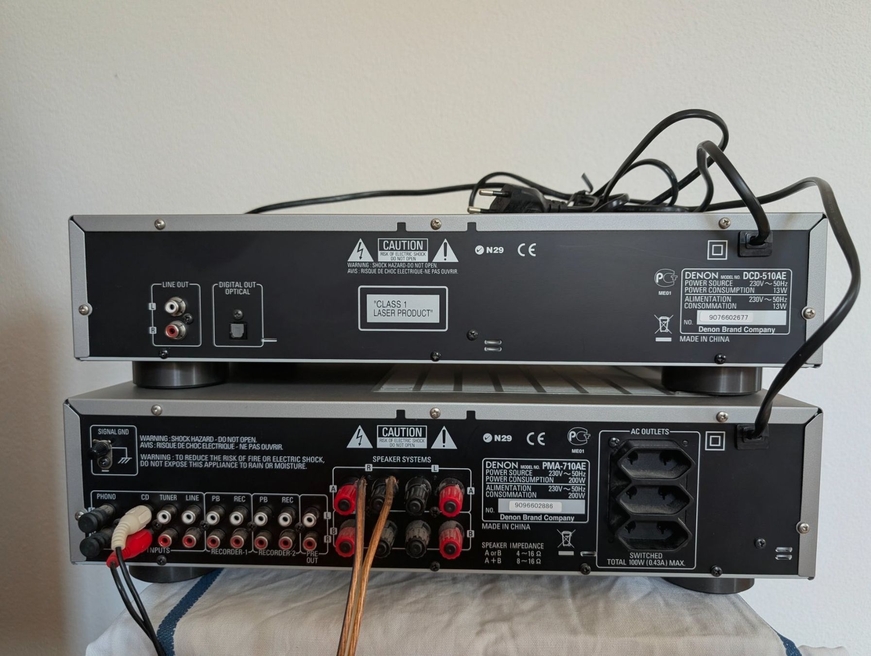 Amplificatori: DENON DCD-510AE CD-Player PMA-510AE Verstärker Set – Usato da Baden venduto da Sjane 1