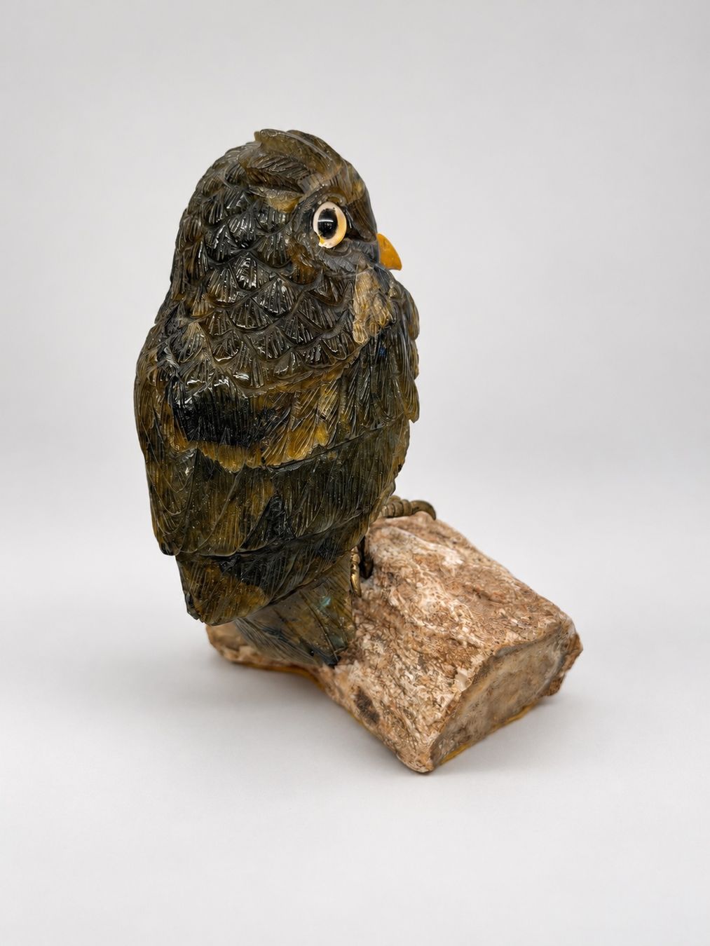 Figurines: Edle Labradorit-Eule (Manfred Wild / Idar-Oberstein) – D'occasion à Luzern par jd111111 4