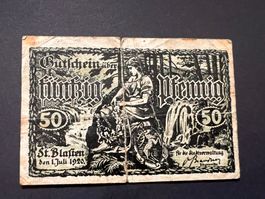 Notgeld Deutschland St. Balsten 1920  (3402)