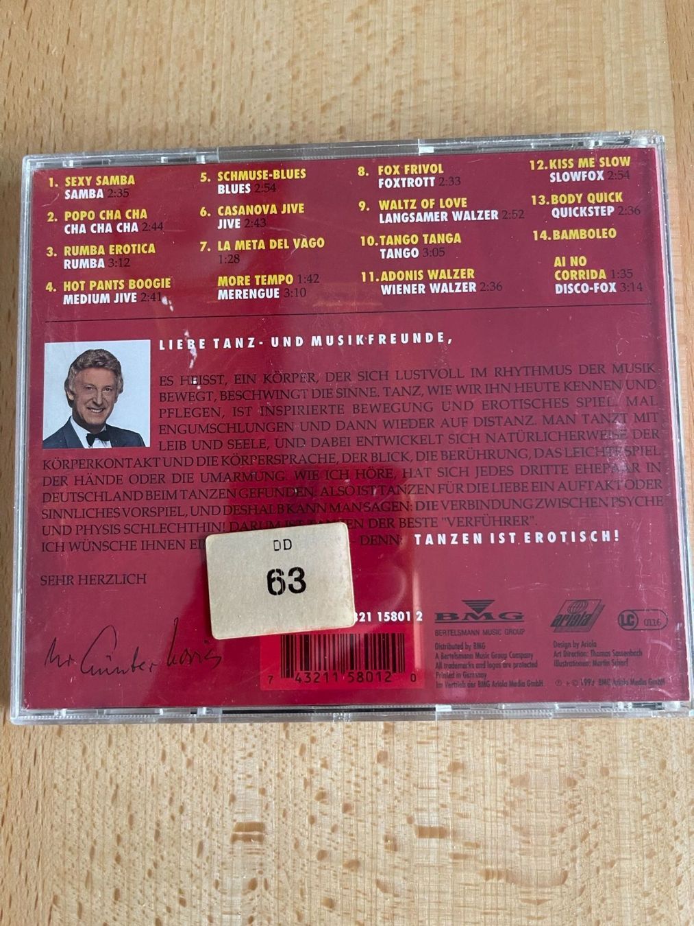CD: Die Tanzplatte des Jahres - Günter Noris – Usato da Rüti ZH venduto da alumedien 1