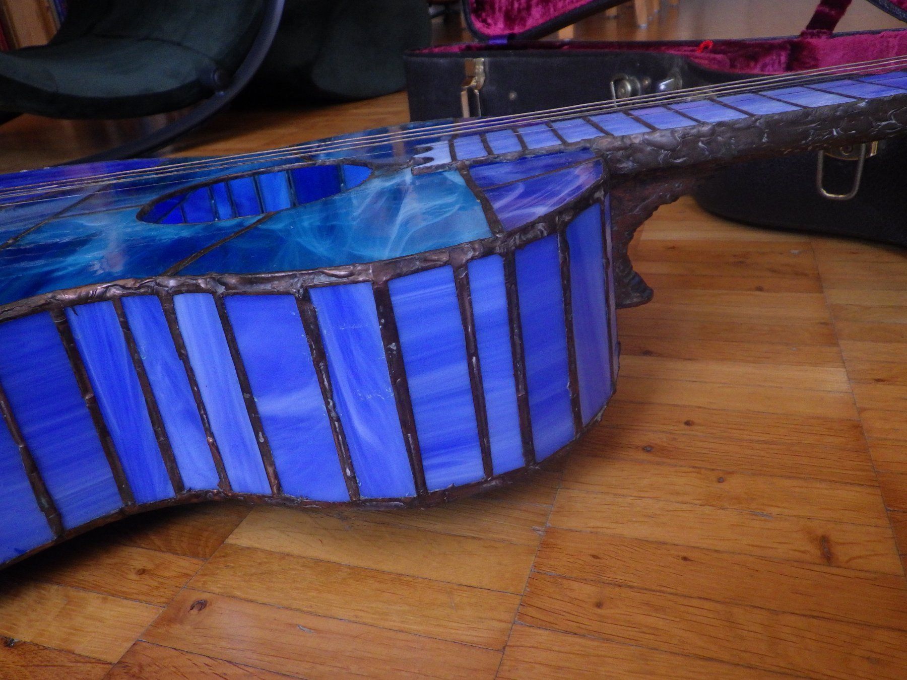 Strumenti musicali: Einzigartige Glas-Gitarre, Tiffany, 1:1 – Usato da Altstätten SG venduto da cla_c2f8 8