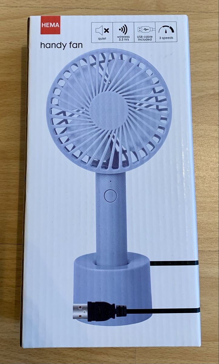 Ventilatori: Ventilateur HEMA portable USB - Neuf – Nuovo e nell'imballaggio originale da Biel/Bienne venduto da granitod