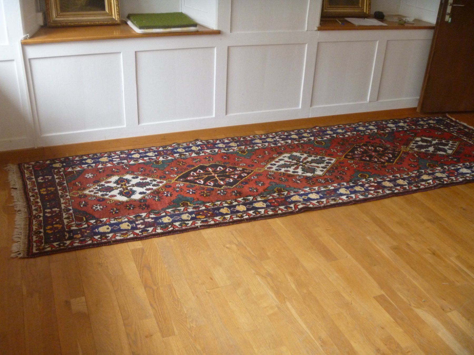 Tappeti: geknüpfter Läuferteppich 3,7m x 112cm – Usato da Rüti ZH venduto da baumchen