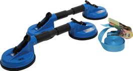 Scheibenträger-Set: 2x Doppelsauger