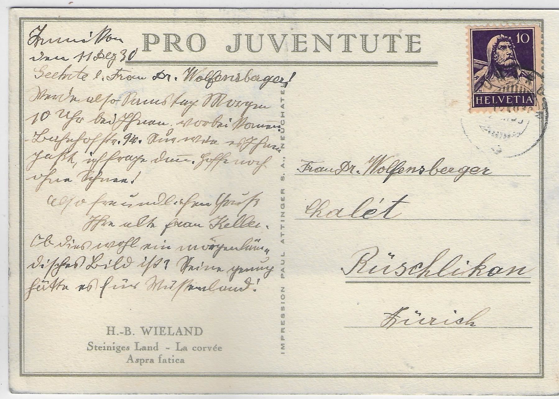 Cartoline postali: Steiniges Land - Le corvee – Usato da Ettingen venduto da Kartenplanet 1