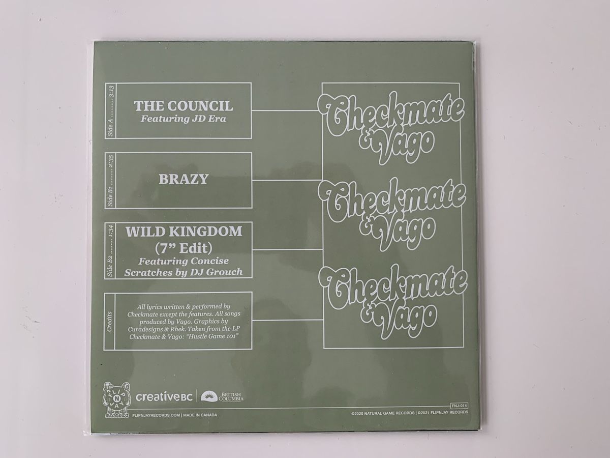 Dischi in vinile: Checkmate & Vago - The Council 7“ – Usato da Zug venduto da din_j97m 1