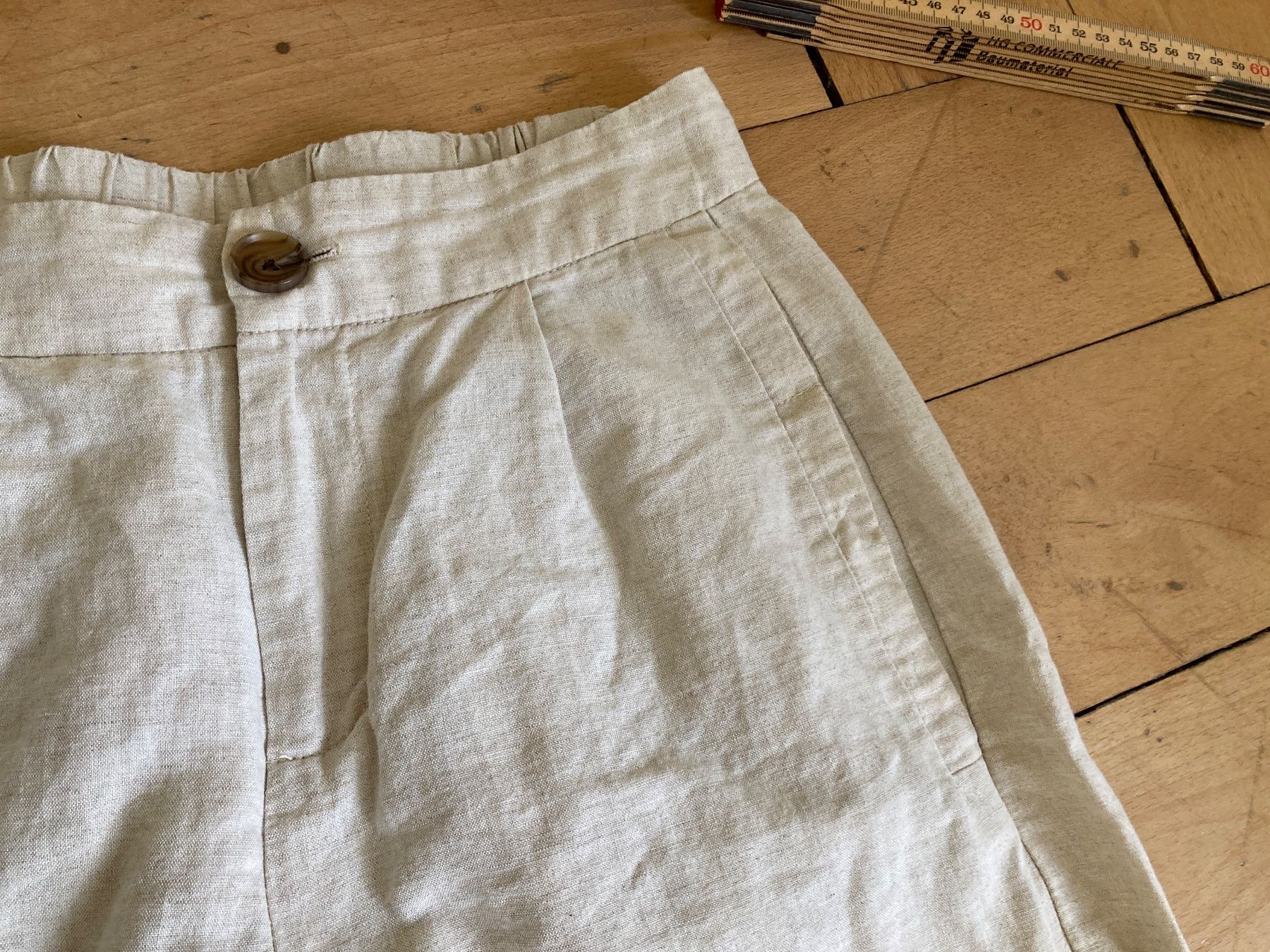 Hosen: BERENIK / Leinenhose / Marlenehose / Culotte / beige / M – Gebraucht aus Winterthur von kuhnanto 5
