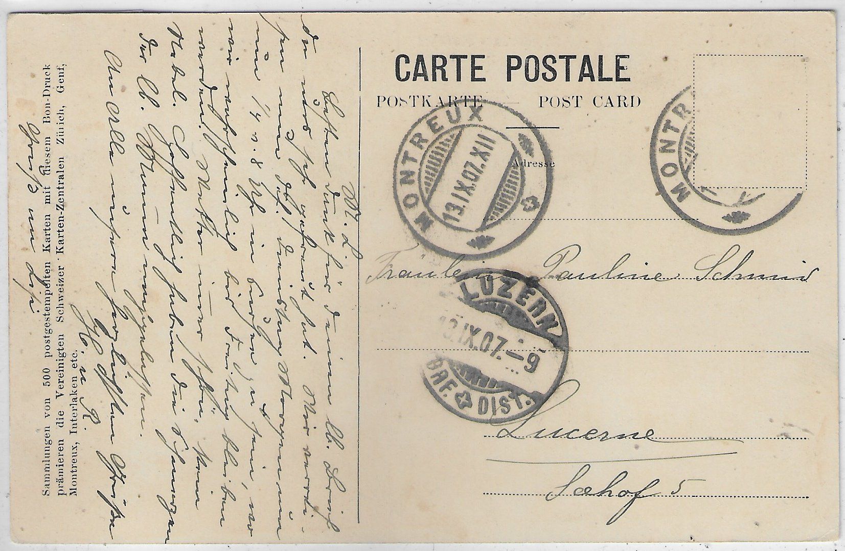 Cartoline postali: Montreux - Kursaal – Usato da Ettingen venduto da Kartenplanet 1