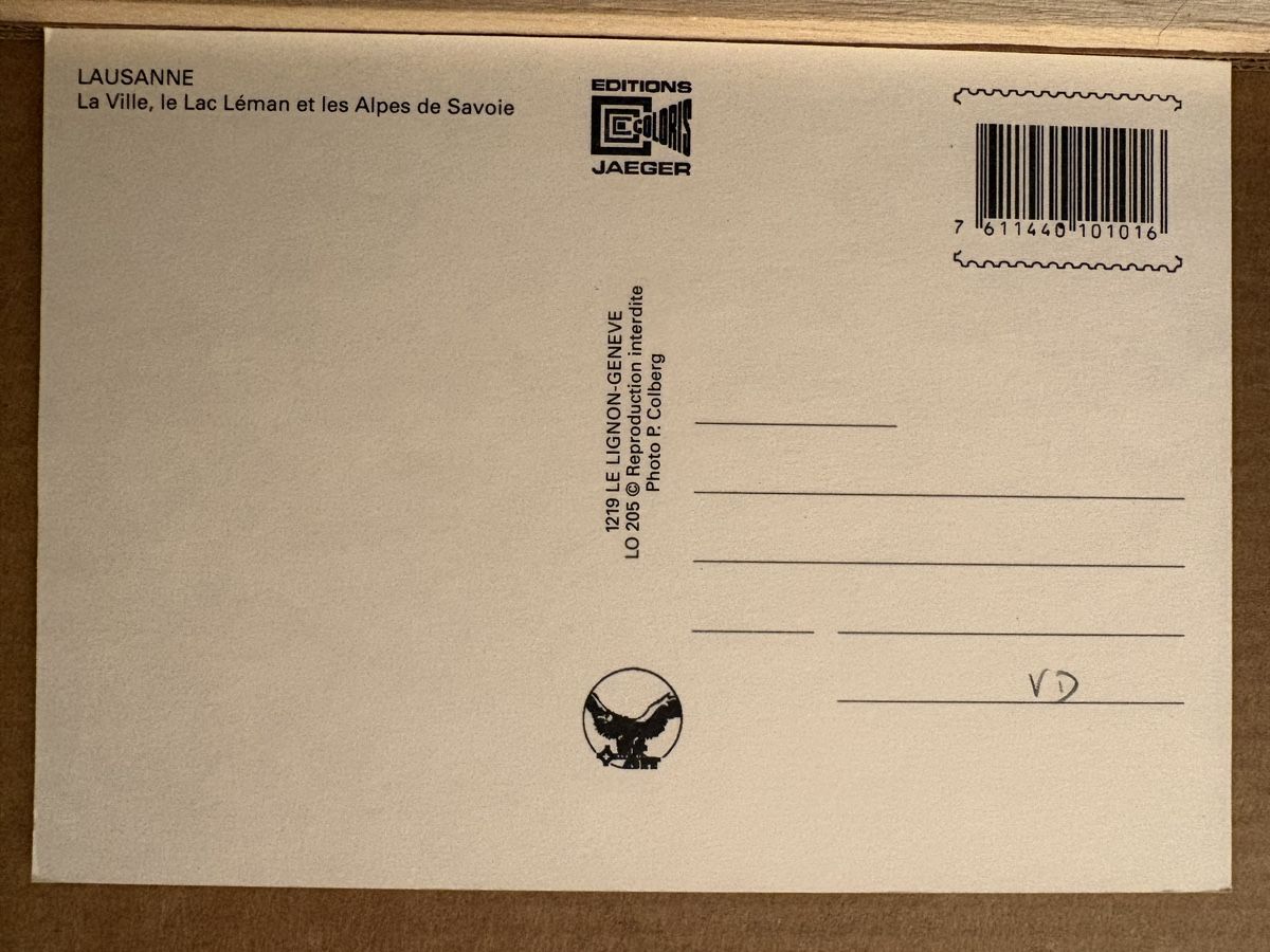 Cartoline postali: AK von Lausanne – Usato da Rümlang venduto da Kartenpost1 1