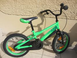Kindervelo California Redmond Neongrün 16 Zoll Reifen