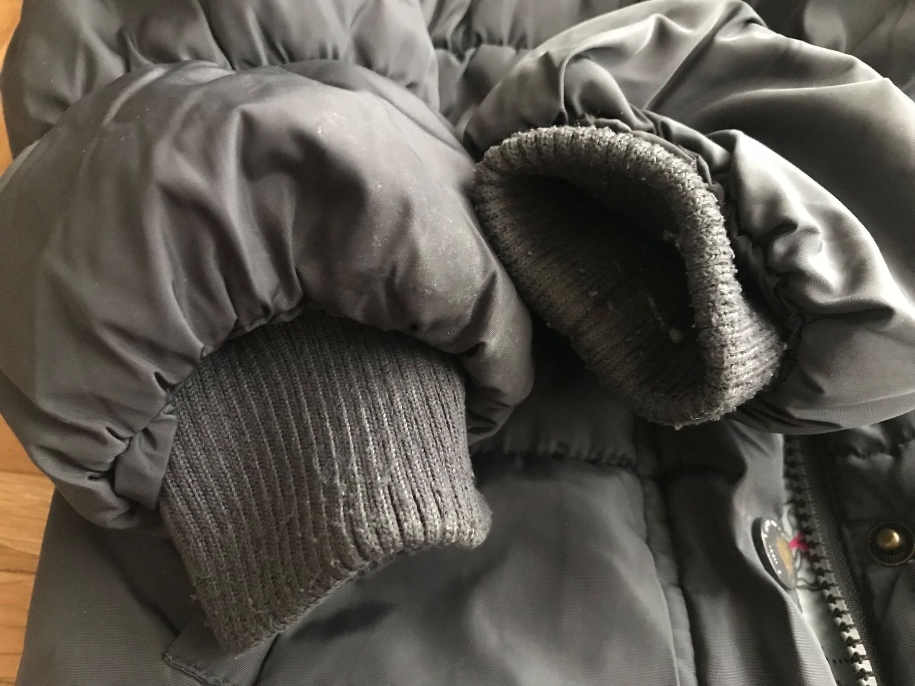 Giacche & Cappotti: Winterjacke Grösse 110 dunkelgrau – Usato da Emmenbrücke venduto da Hathor123 7