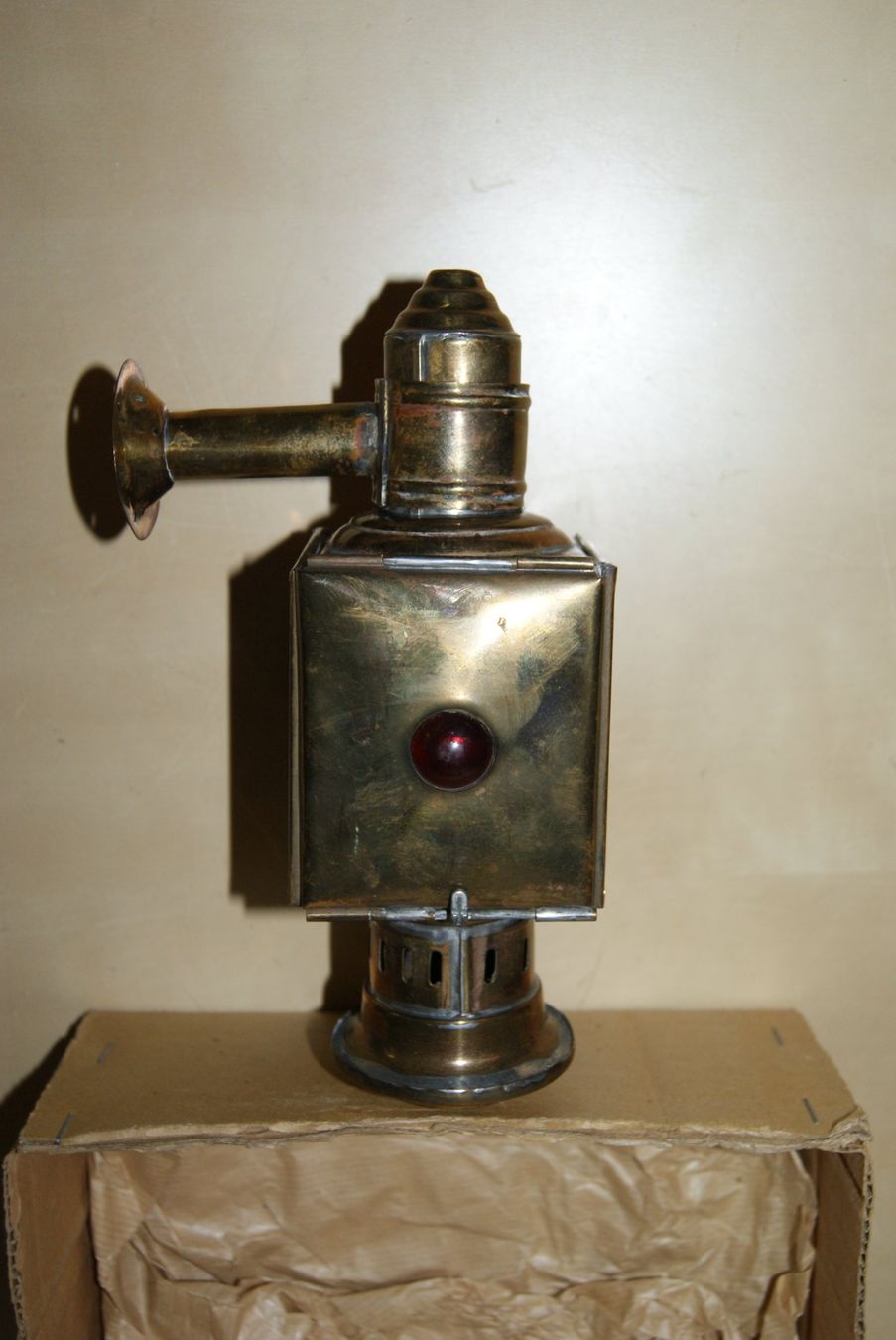 Lampade: Antike Lampe / Kutschenlampe / Wagenlampe – Usato da Zürich venduto da Widi1 3