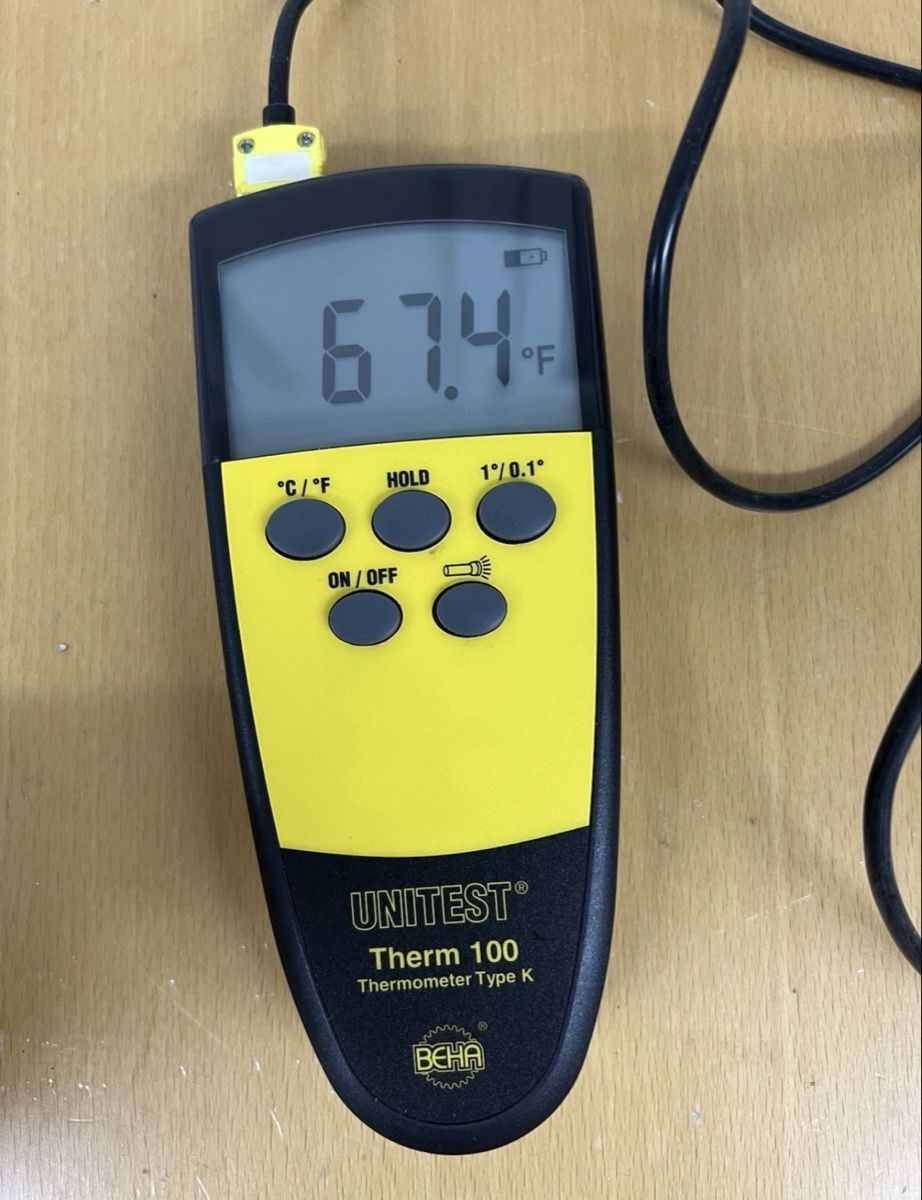 Sonstiges für Haushalt & Wohnen: UNITEST / Therm 100 / Thermometer Type K / -58ºF...1999ºF  – Gebraucht aus Basel von La.Bonne.affaire 1