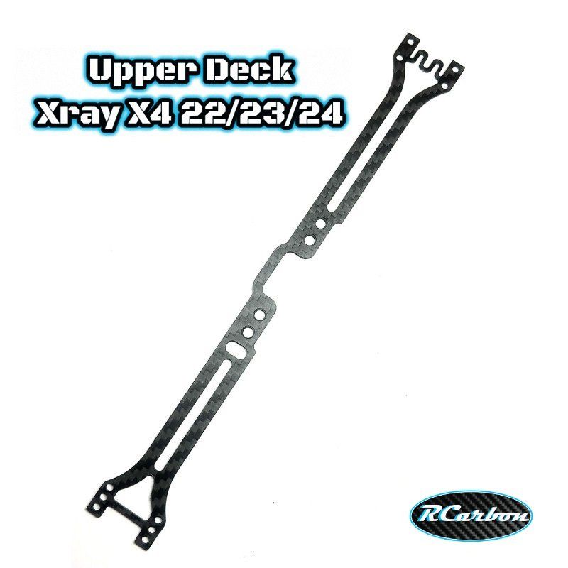 XRay Modellismo RC: CARBON UPPER DECK FOR XRAY X4 22-23 – Nuovo (secondo la descrizione) da Montagny-Yverdon venduto da Rcarbon.