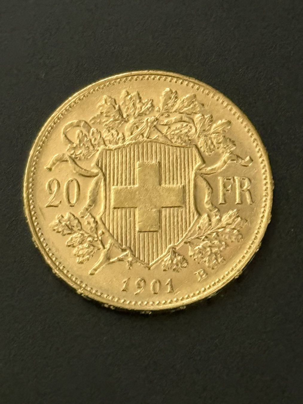 Tutti le monete: Goldvreneli RAR 20-er 1901 jg – Nuovo e nell'imballaggio originale da Untersiggenthal venduto da byiggy