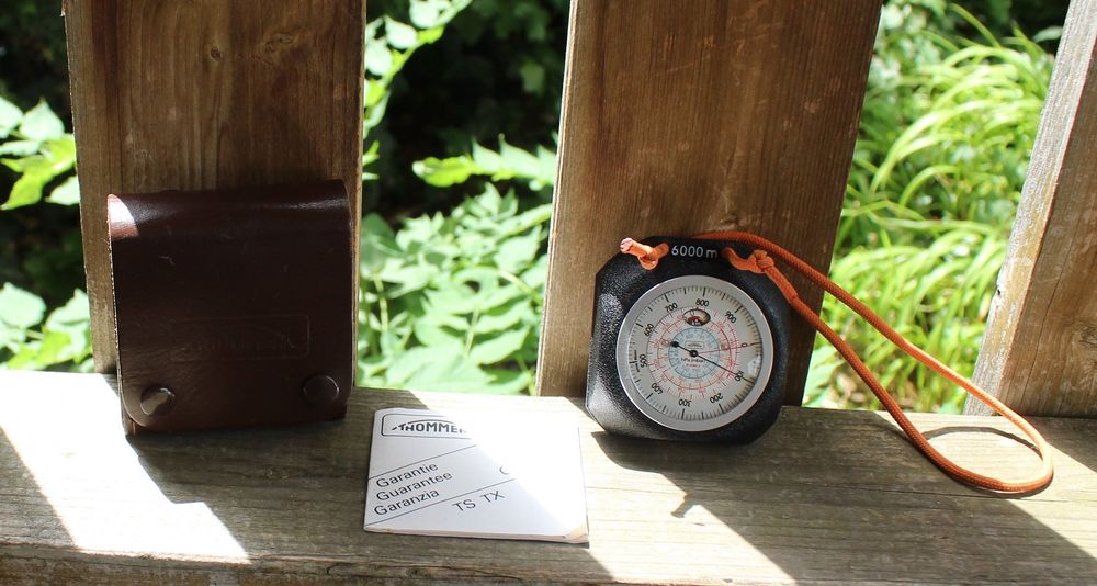 Thommen Höhenmesser Altimeter Barometer 6000m + Anleitung Kaufen auf