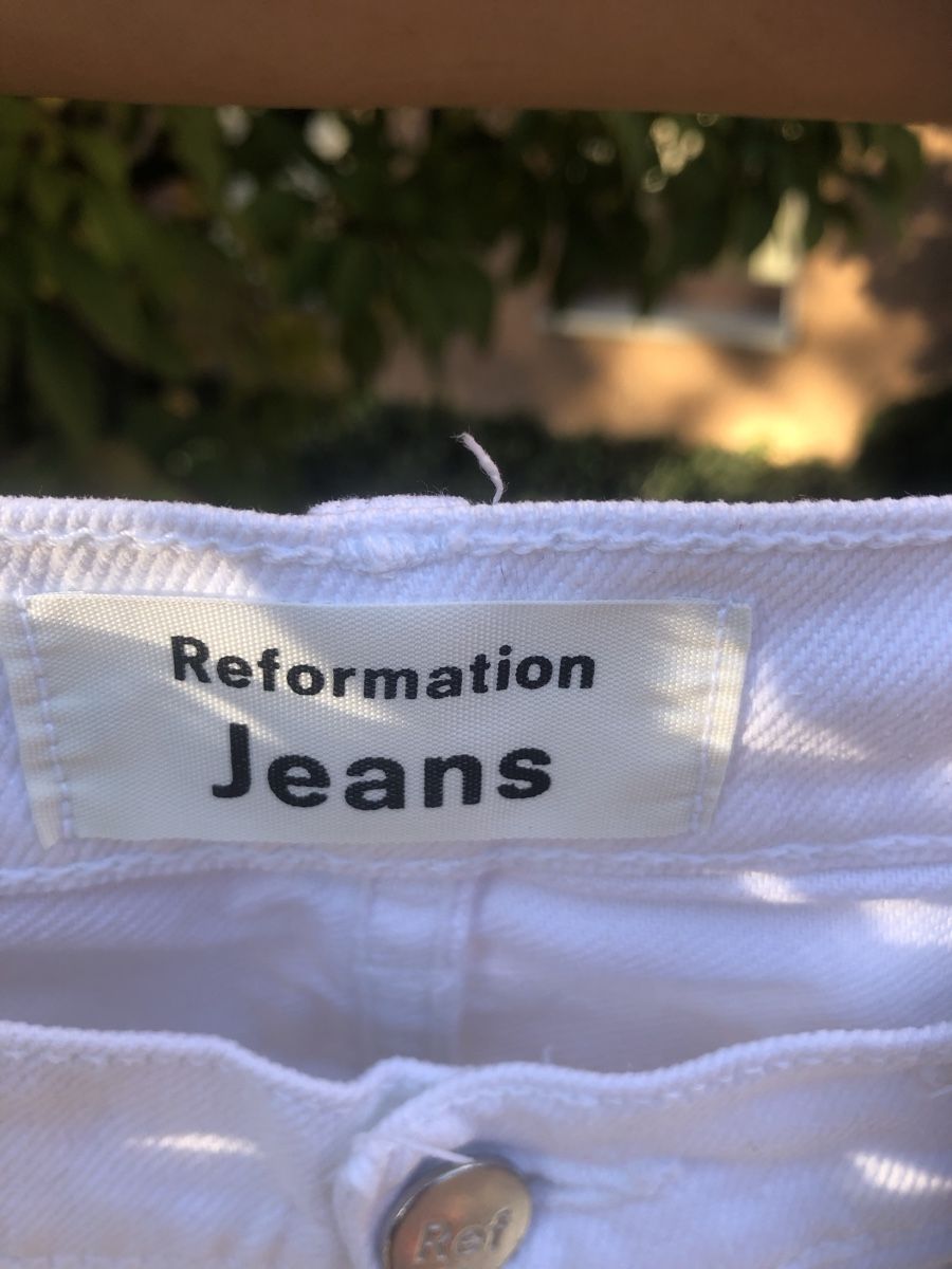 Reformation Jeans: Reformation Jeans, Weiss, Gr. 27 – Usato da Zürich venduto da davisi 1