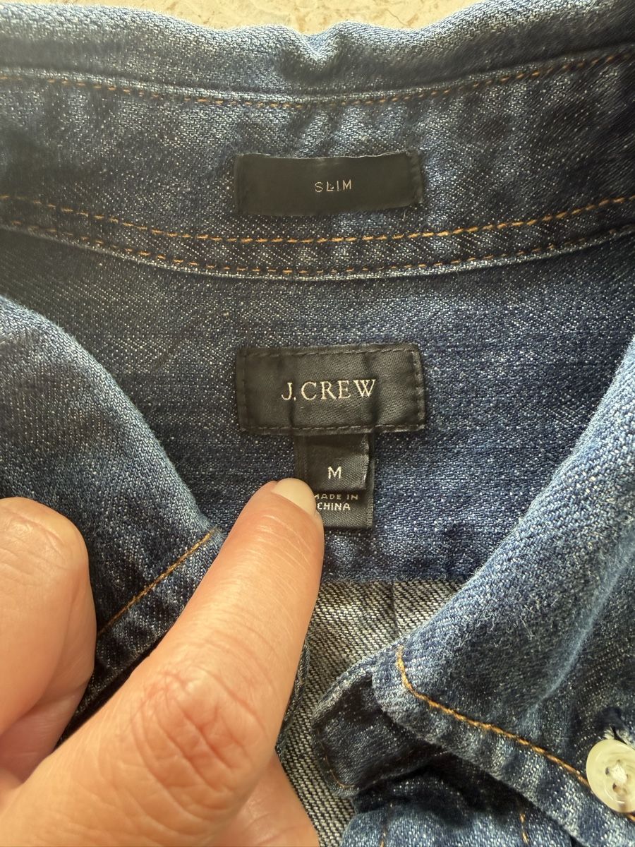 J.Crew Camicie: J CREW Slim Fit Denim Hemd M – Usato da Lugnorre venduto da jettsett 4