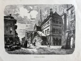 Gravure - Gravur Bern Rathaus