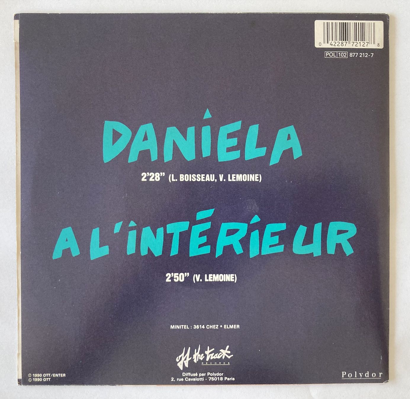 Schallplatten: ELMER FOOD BEAT - DANIELA – Gebraucht aus Bottens von hotter-than-hell 1