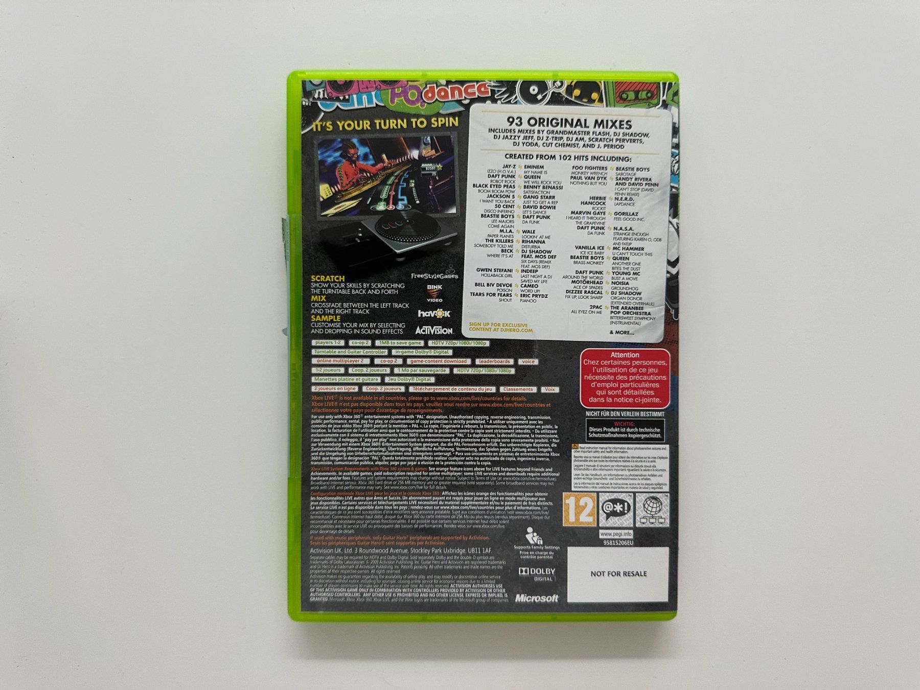 Microsoft Giochi: DJ Hero, Xbox 360 – Nuovo (secondo la descrizione) da Couvet venduto da Aura_aura 2