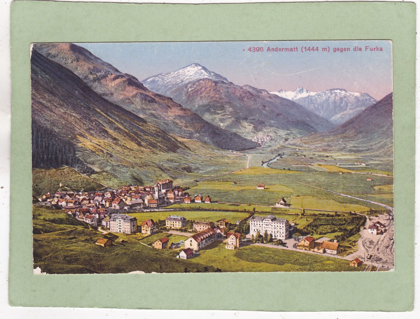 Cartoline postali: Andermatt gegen die Furka – Usato da Herisau venduto da Lisegrat2008