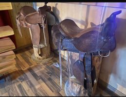 Barhocker Western mit orig.Westernsättel