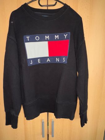 Tommy Jeans Schwarzer Pullover, Grösse M