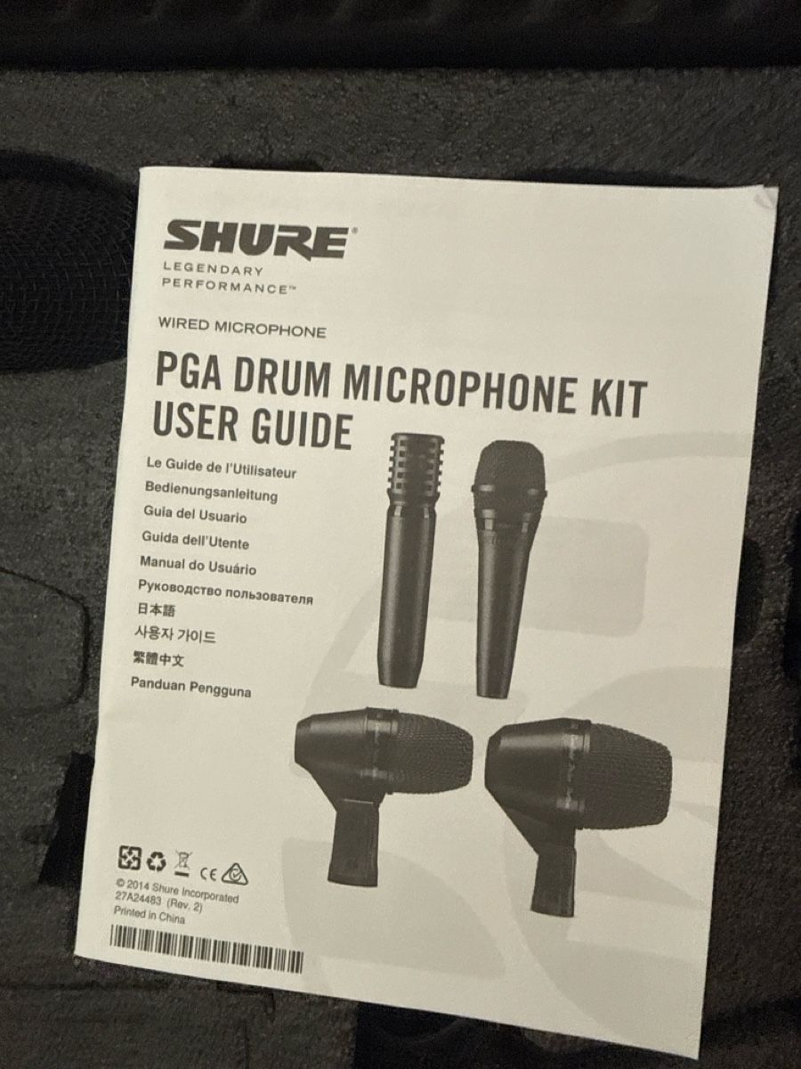Shure Microfoni: Shure PGA Drum Mic Kit Microphones set – Usato da Zürich venduto da fin_5g7p 2