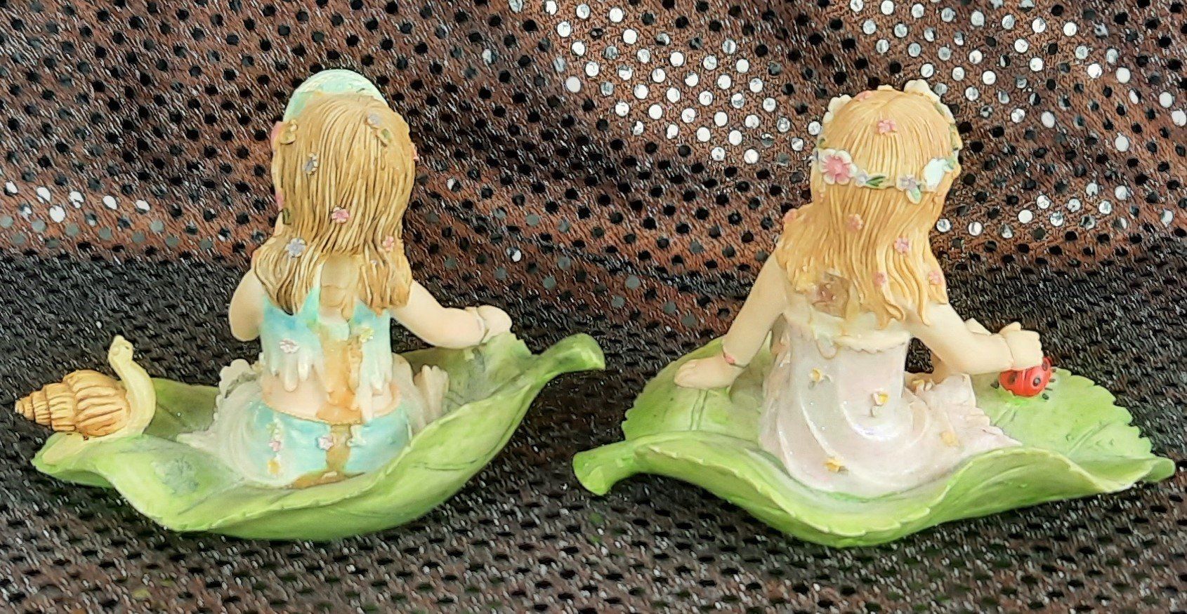 Figuren: Schöne Elf Feenfiguren Auf Blätter – Neu (gemäss Beschreibung) aus Seuzach von VT-Collections2 3