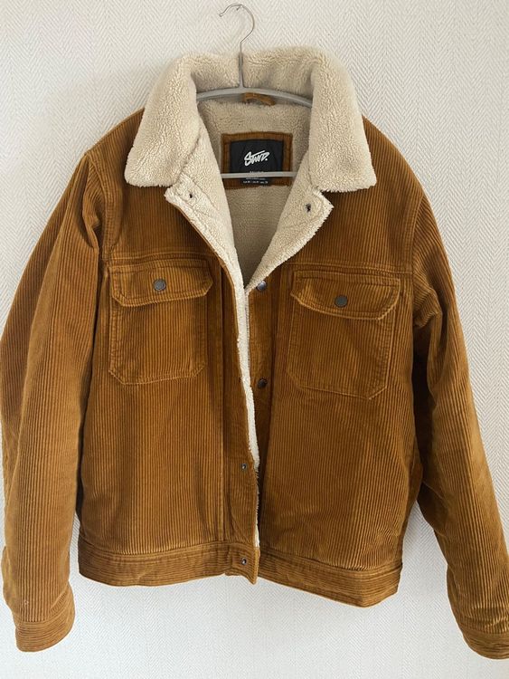 Cordjacke Mit Fell