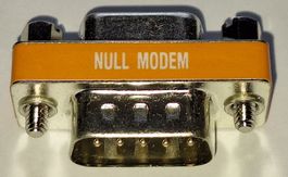 Nullmodem Adapter D-Sub 9-polig M-W für serielle Schnittst.