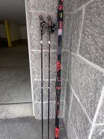 Set aus Rossignol Langlauf Skiern und KV Plus Carbon Stöcken