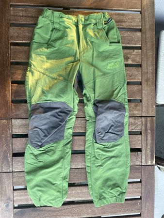 Jack Wolfskin Softshell Outdoorhose Grösse 128 grün