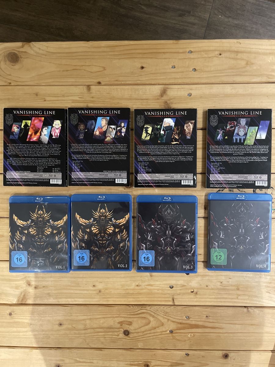 Tutti i DVDs: Vanishing Line  Blu-ray Disc 1-4 – Usato da felben-wellhausen venduto da polarstern3000 1