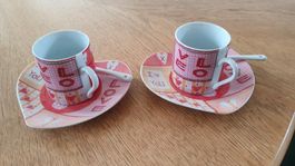 Geschenkidee: 2 I love you - Tassen