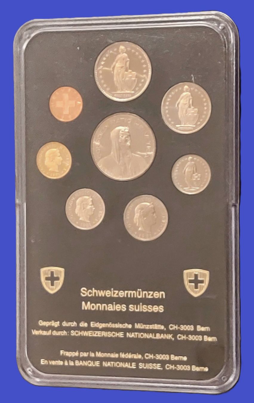 Tutti le monete: CH - Münzsatz 1981 stgl – Nuovo (secondo la descrizione) da Arch venduto da repros 1