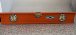 Wasserwaage, robust, orange, für Bau und Handwerk!