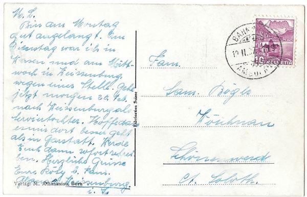 Cartoline postali: Ramsei im Emmental Gesamtansicht – Usato da Olten venduto da clotaldi 1