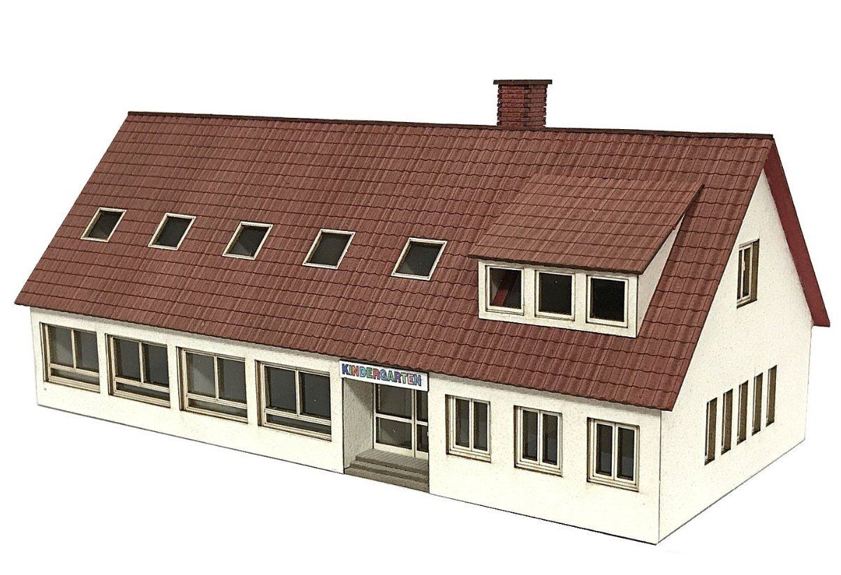 Modellini di ferrovie: Modellbahn Union N-H00164 Kindergarten, weiss – Nuovo e nell'imballaggio originale da Neukirch an der Thur venduto da MoBa-Artikel