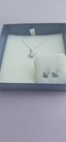 Kette und Ohrring. mit Diamanten