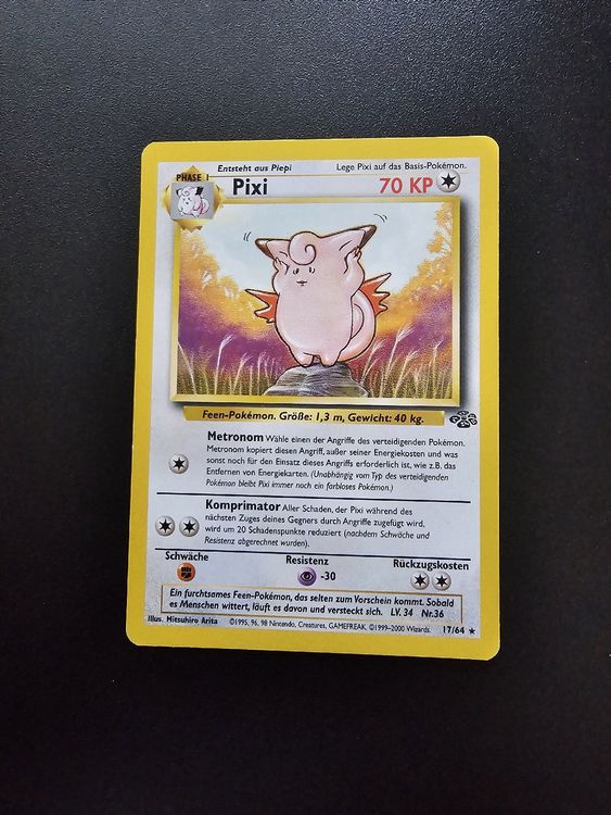 Pokémon Carte collezionabili: Pokémon Karte Pixi Rare Jungle Set Top Zustand! – Usato da oberbuchsiten venduto da thug4