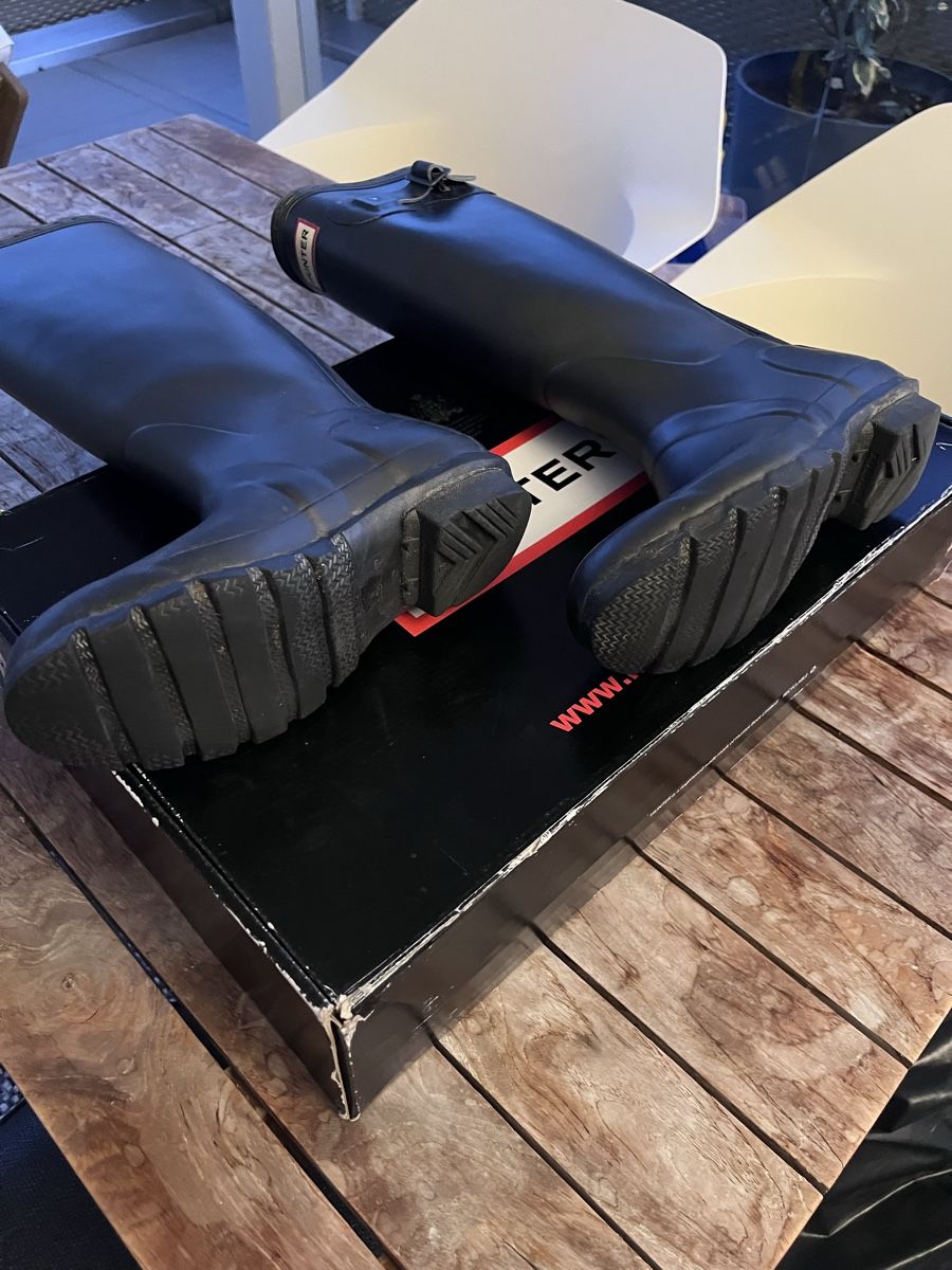Hunter Herrenschuhe: Hunter Gummistiefel Dunkelgrau Gr. 37 – Gebraucht aus Wallisellen von jkellenberger 1