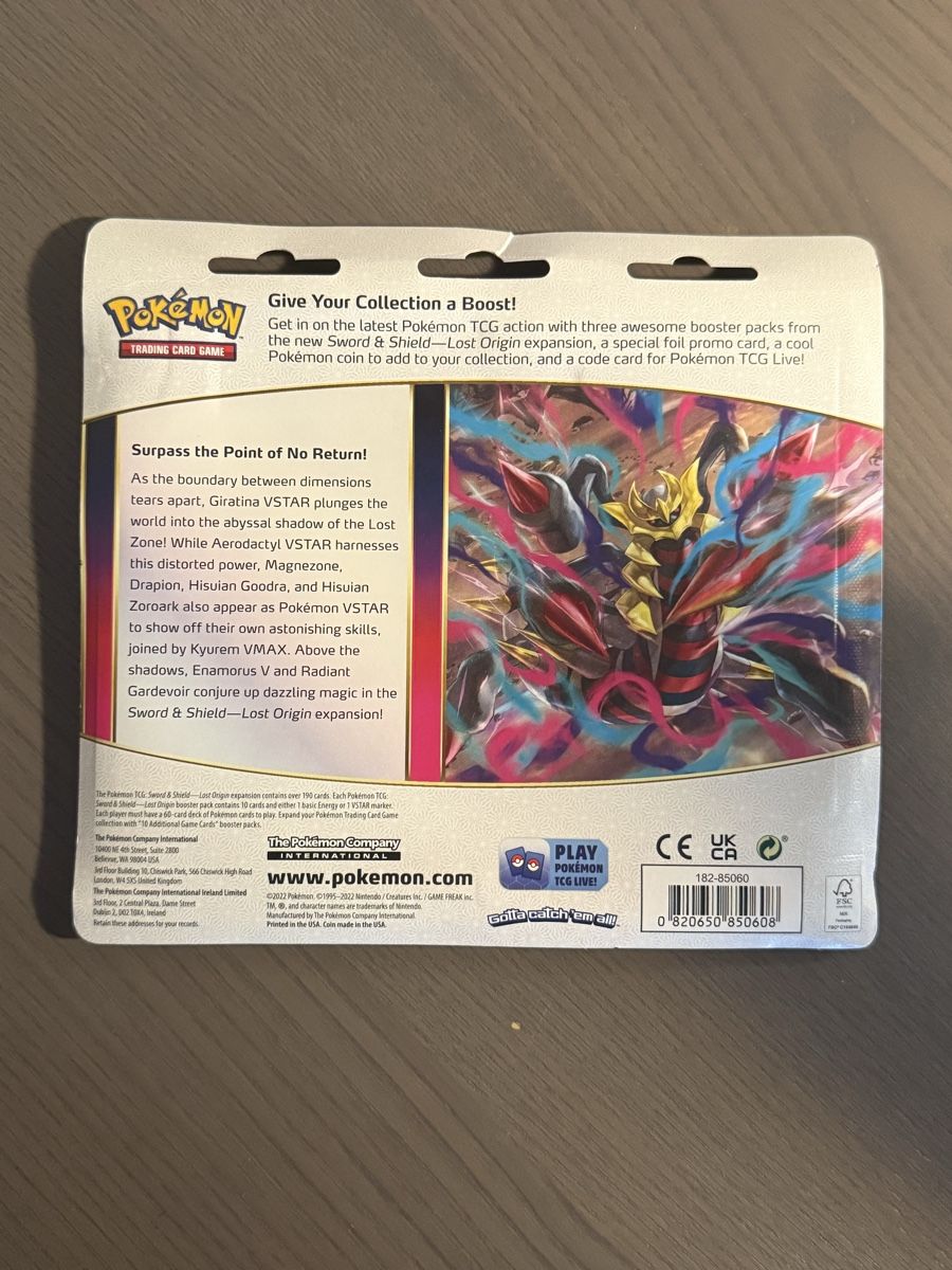 Pokémon Sammelbilder & Trading cards: Pokémon Lost Origin blister 3 pack ENG – Neu und originalverpackt aus Thônex von retrolovech 1
