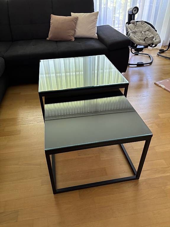 Tische: Couchtisch/Salontisch 2er Set Schwarz Eckig – Gebraucht aus Frauenfeld von ser_79zk 2