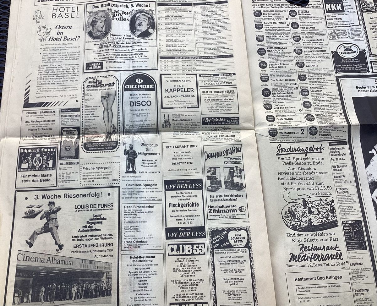 Riviste & Magazine: Basel, Zeitung Basler Stab 1979 0 – Usato da Reinach BL venduto da Linda013 4